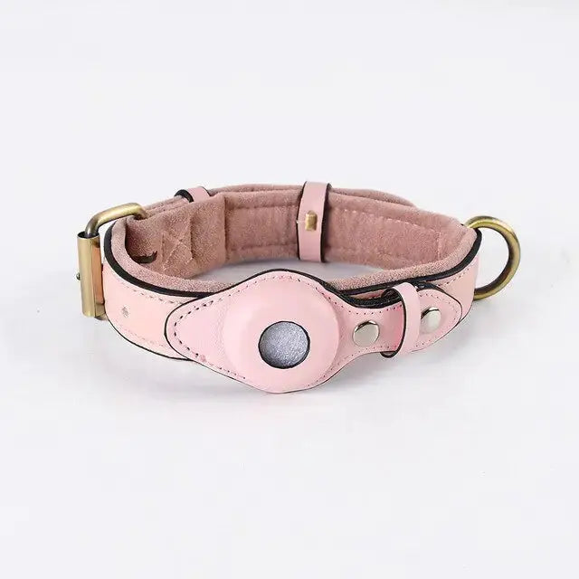 Leather Anti-Lost Dog Collar My Store