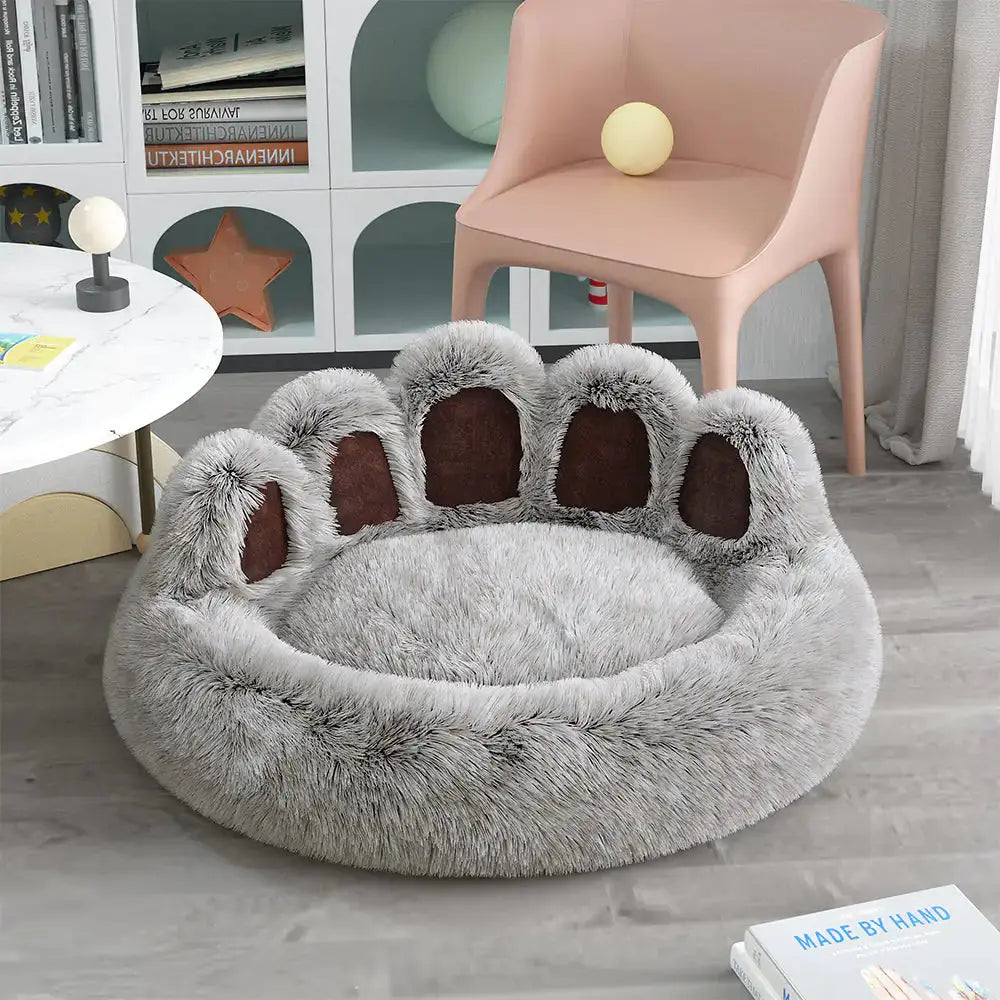 Long Plush Cat Bed My Store