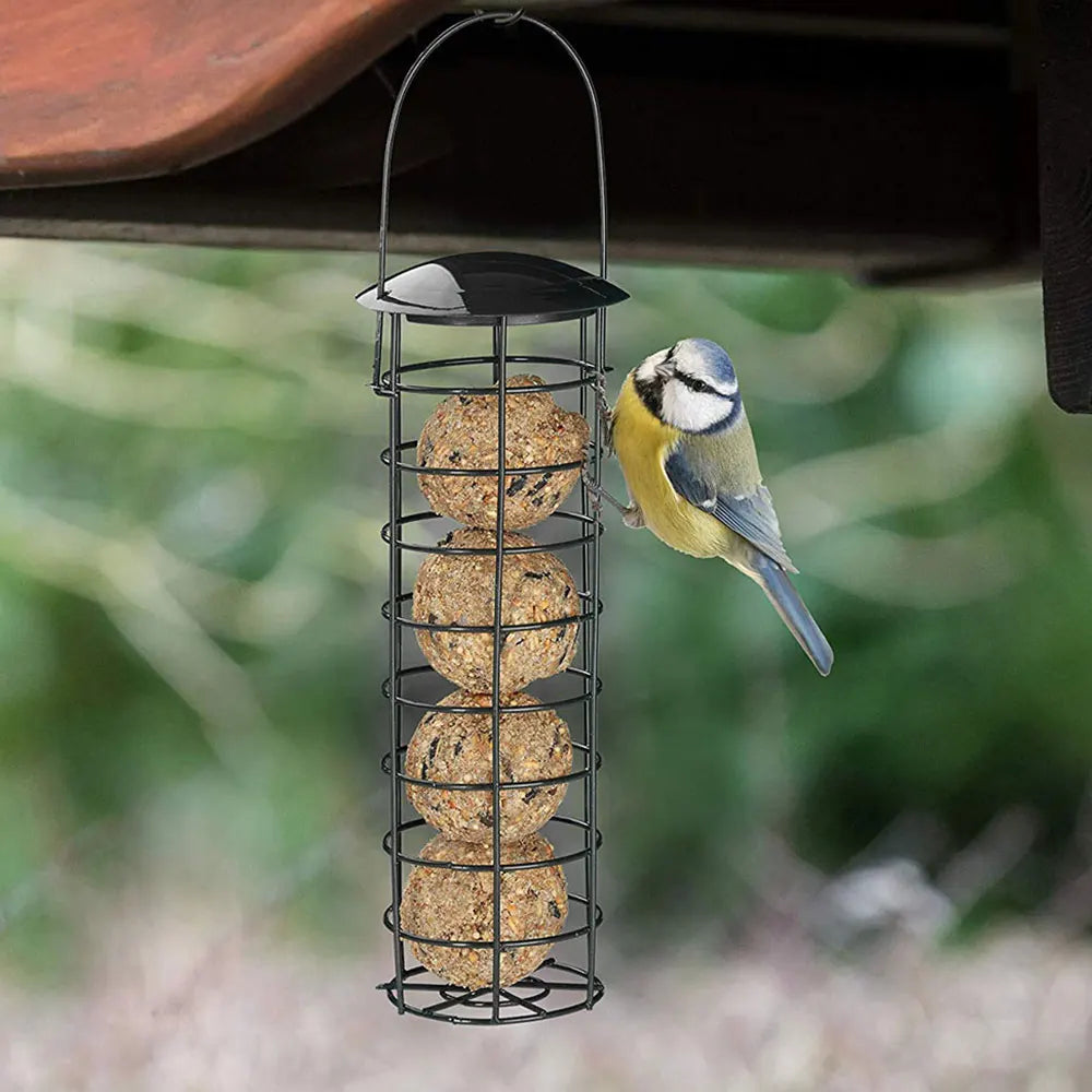 3PCS Wild Bird Feeder House Transparent Hanging Bird FeederGarden Patio Yard Feeding Station Pet Bird Supplies Seed Dispenser