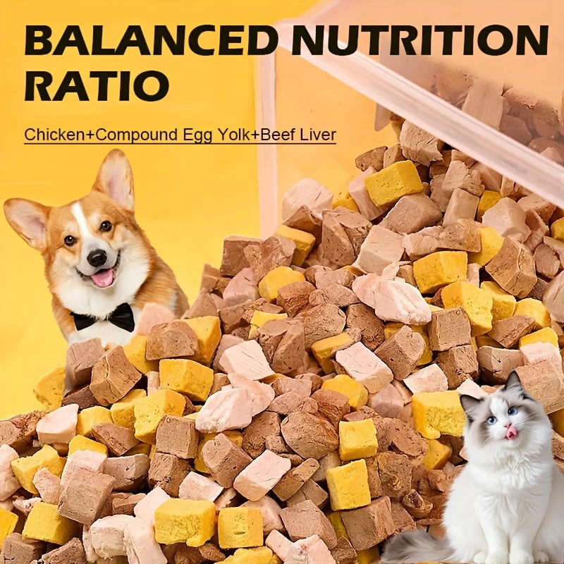 180G freeze-dried dog treats for training rewards, delicious chicken and duck strips for small dogs and puppies, and health