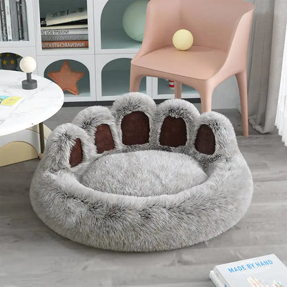 Long Plush Cat Bed My Store
