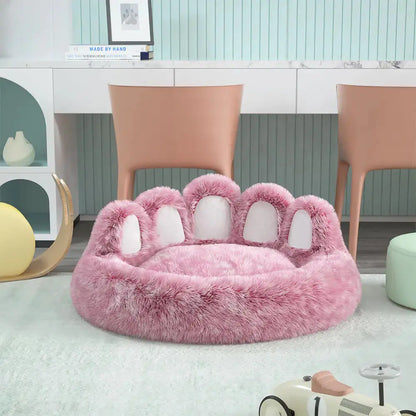 Long Plush Cat Bed My Store