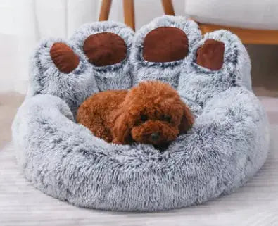 Long Plush Cat Bed My Store