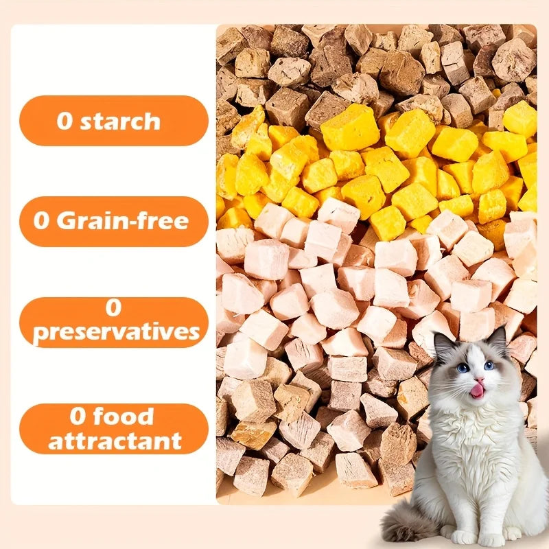 180G freeze-dried dog treats for training rewards, delicious chicken and duck strips for small dogs and puppies, and health