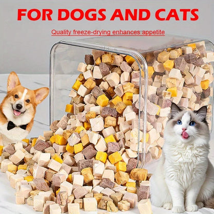 180G freeze-dried dog treats for training rewards, delicious chicken and duck strips for small dogs and puppies, and health