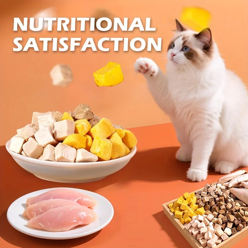 180G freeze-dried dog treats for training rewards, delicious chicken and duck strips for small dogs and puppies, and health