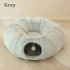 2 In 1 Round Tunnel Cat Beds - FUR BABBIES