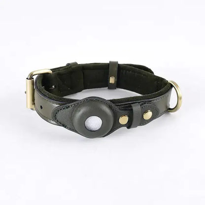 Leather Anti-Lost Dog Collar My Store