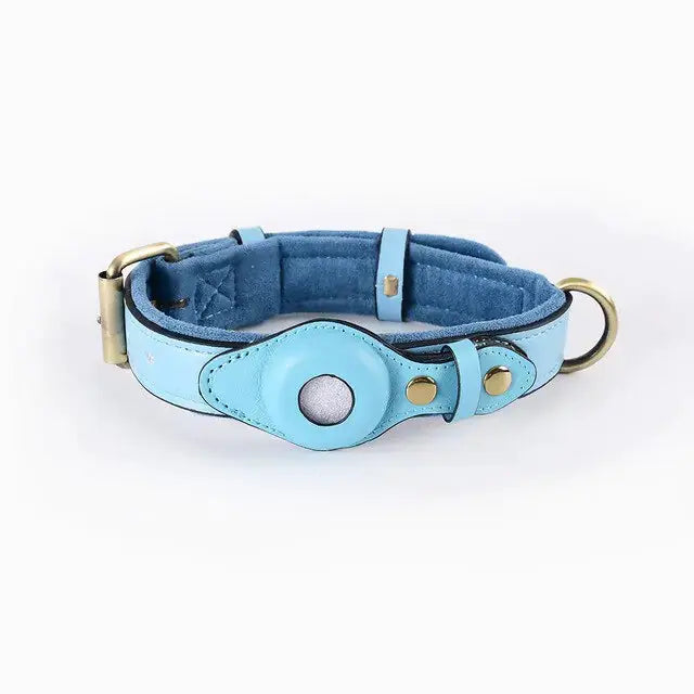 Leather Anti-Lost Dog Collar My Store